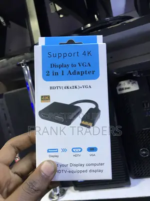 Display to VGA 2-in-1 Adapter