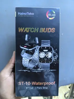 Haino Teko ST-10 Saa Janja 2-in-1 na Vipokea Sauti vya TWS Visivyo na Waya