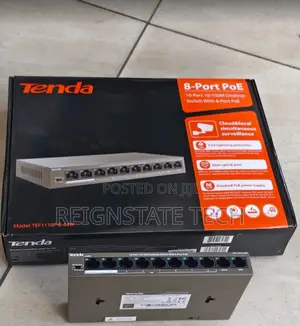 Tenda TEF1110P-63W 8-Port PoE Desktop Switch
