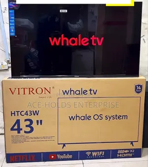 Vitron HTC43W 43-inch Smart Whale OS TV with Built-in Decoder