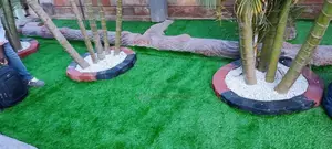 Green Artificial Grass Carpet for Landscaping and Outdoor Projects