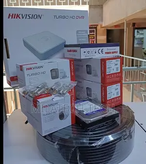 Hikvision 4-Camera CCTV Kit with DVR