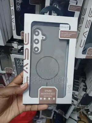 Matte Magnetic Phone Case with Built-in MagSafe-style Charging Ring