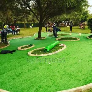 Green Artificial Lawn for Modern Landscaping
