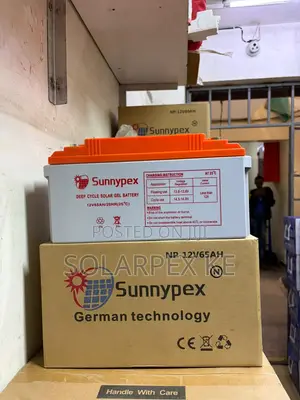 Betri ya Sunnypex NP-12V 65Ah ya Deep Cycle