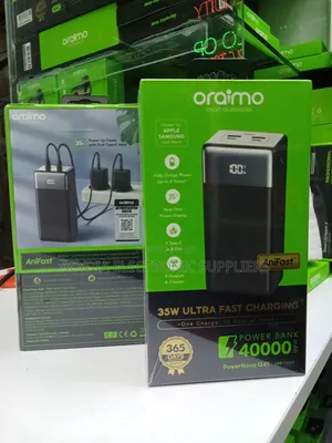 Oraimo PowerNova Q41 40000mAh 35W Power Bank Black