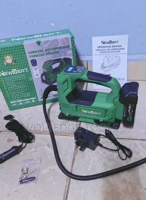 Newbeat 21V Cordless Air Compressor / Kipulizia Tairi Kinachochajiwa