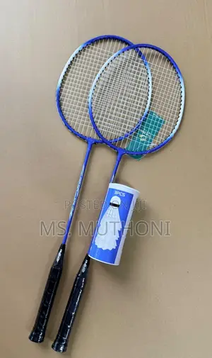 Seti ya Badminton - Raketi 2 + Shuttlecocks 3