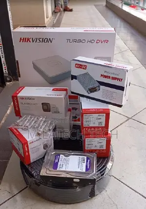 Hikvision 4 Channel CCTV System with 4 HD Cameras