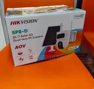 Kamera ya Hikvision Full Color Solar Powered 4G SIM Outdoor PTZ
