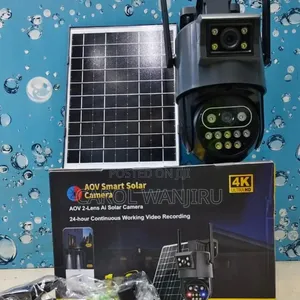 Kamera ya Jua ya AOV 2-Lens AI Smart yenye 4G na E-Sim