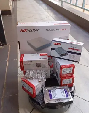 Mfumo Kamili wa CCTV wa Hikvision Kamera 4, 1080p