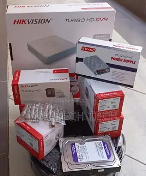 Hikvision DVR ya Chaneli 4 na Kamera 4