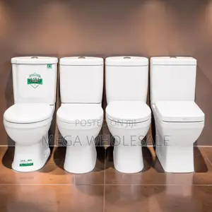 Premium White WC Toilet with Odor Resistant Glazed Surface