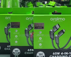 Kebo ya Kuchaji Haraka ya Oraimo SpeedLine 4 OCD-155 65W 4-in-1