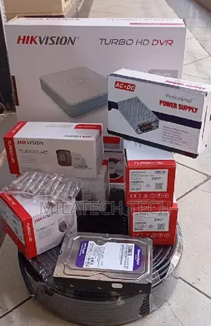 Hikvision 4-Channel Surveillance Camera Kit