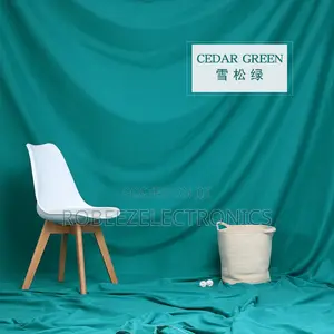 Kitambaa cha Muslin cha Mandhari 3m x 4m Rangi ya Cedar Green
