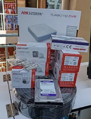 Mfumo Kamili wa CCTV wa Hikvision Chaneli 8 - Kamera 8