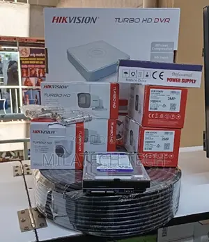 Seti Kamili ya CCTV ya Dahua Chaneli 8 na Kamera 8 na Diski Kuu ya 1TB