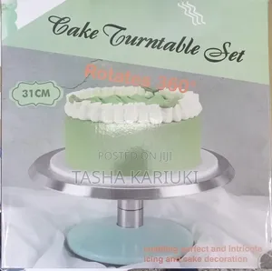 Turntable ya Keki ya Chuma 31cm