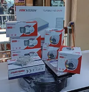 Seti ya CCTV ya Hikvision 4 Channel Smart Hybrid Colored Night Vision