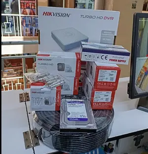 Hikvision 8 Channel DVR Kit na Kamera 8 za CCTV na HDD