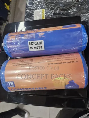 Mifuko ya Taka 15PCS 80L-90L Inayooza