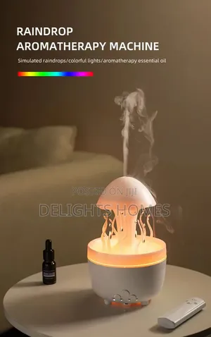 Kinyunyuzi Hewa cha Raindrop Aromatherapy Jellyfish Kinachozunguka