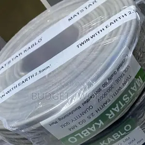 Waya ya Umeme ya 2.5mm Twin Earth 90m - Kebo ya PVC yenye Cores 3