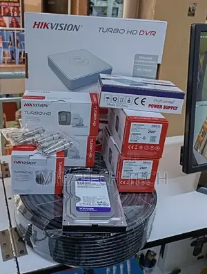 Kifurushi cha CCTV cha Hikvision Chaneli 8 - Kamera 8 + DVR + HDD