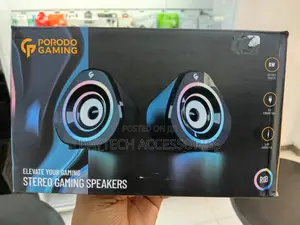 Spika za Stereo za Porodo Gaming (PDX517-BK)