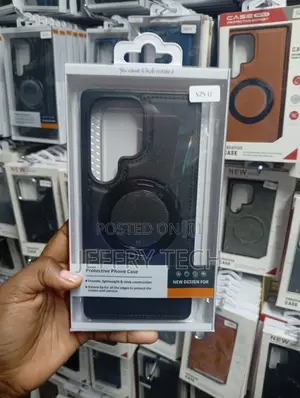 Kifuniko cha Simu chenye Stendi ya Sumaku kwa Samsung Galaxy S24 Ultra