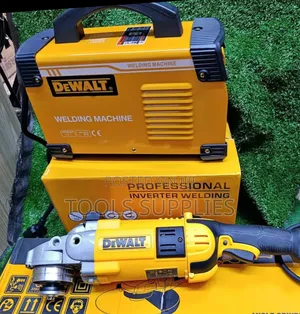 Set ya Dewalt: Mashine ya Kuchomelea na Grinder ya Inchi 9