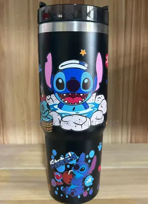 Chupa ya Utupu ya Chuma cha Pua yenye Katuni 900ml