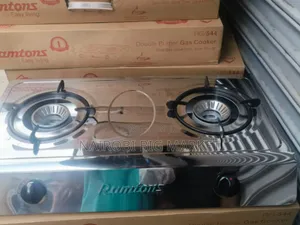 Jiko la Gesi la Ramtons RG/544 lenye Vichomeo Viwili