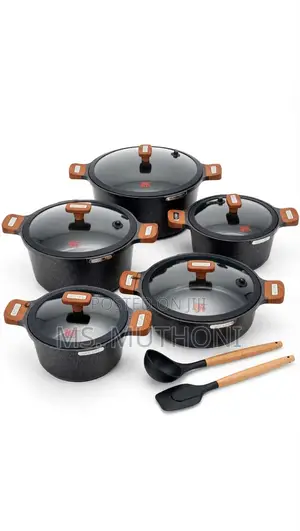 Seti ya Vyombo vya Kupikia vya UCC Life Granite Die-Cast Non-Stick