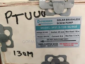 Pampu ya Kuzamisha ya Premier Brushless 900W 25mm 130m