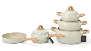 Seti ya Vyombo vya Kupikia 9-Piece Forged Aluminium Ceramic