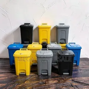 Pipa la Taka la Lita 30 la Plastiki Ngumu la Kukanyaga kwa Bei ya Jumla