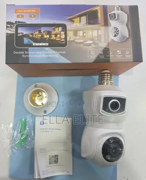 Kamera ya EQ9 2 Lens 4G Inayozunguka Kama Balbu