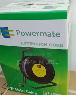 Powermate 25M 1.5mm Kamba ya Umeme ya Kukunja
