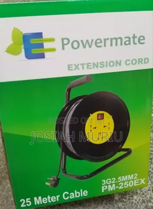 Powermate 25M Kamba ya Umeme ya Kukunja