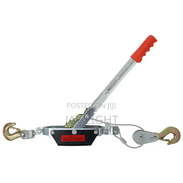 Portable Ratchet Cable Puller With Hooks 2 Ton - 1