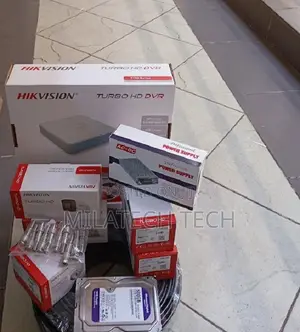 Hikvision 8 Channel CCTV Camera Kit ya Usalama