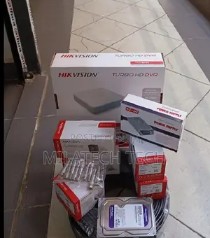 Mfumo wa CCTV wa Hikvision Njia 8 na Kamera 8 za HD