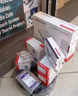 Seti Kamili ya Kamera za Usalama za Hikvision Njia 8 | Mfumo Kamili wa CCTV