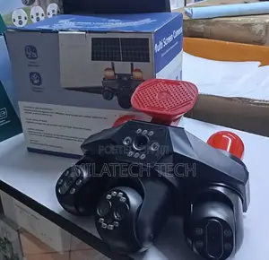 Kamera ya Usalama ya V380 4G Solar yenye Lenzi 4 na SIM Kadi