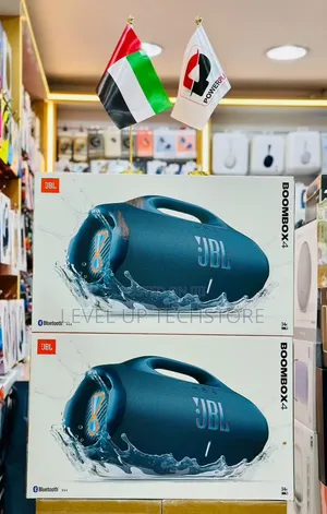 Spika ya Bluetooth Isiyopitisha Maji ya JBL Boombox 4 (Bluu)