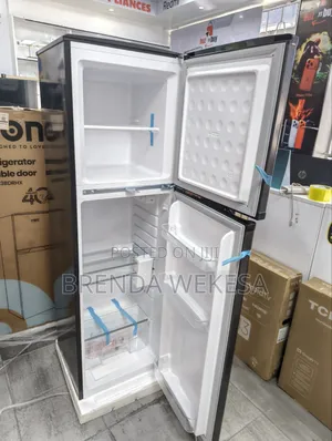 Friji ya VON 166L VRT-166DRAG Milango Miwili Direct Cool - Kijivu
