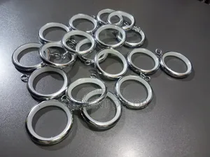 Shiny New Silver Round Rings